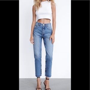 NWT Zara mom jeans size 6
